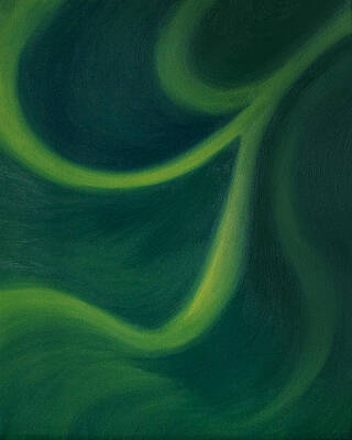 Wall Decor Painting - MCG No. 65 Abstract Oil Painting by Michel Cruz-Garcia