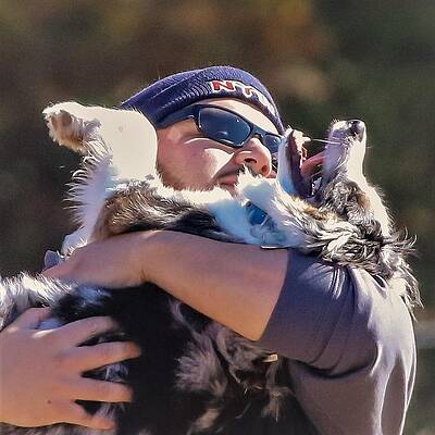 Photograph - Me And Dad2 by John Linnemeyer
