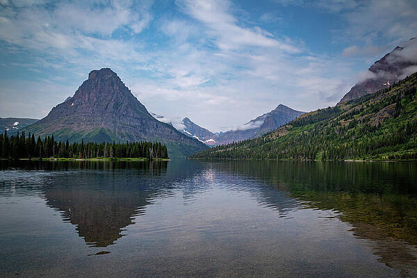 Mountain Reflection on Tranquil Lake Wall Art