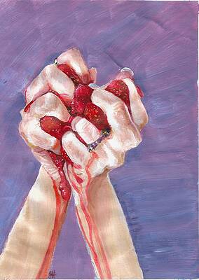 Fruit Wall Art featuring the painting Melt by Jenna Blank Page