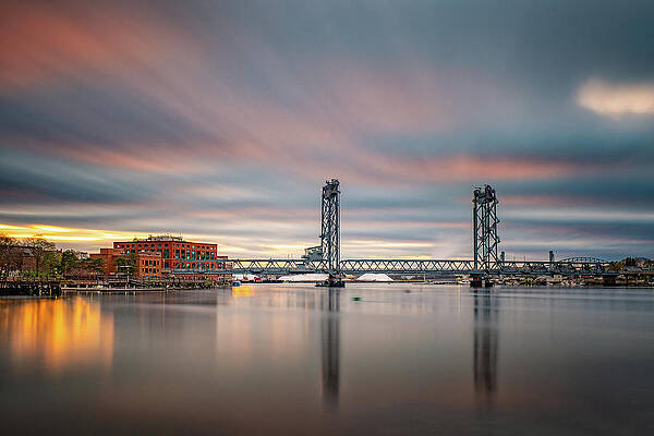 Wall Art featuring the photograph Memorial Bridge In 8 Minutes by Jeff Sinon