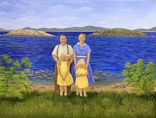 Wall Art featuring the painting Memories by Marlene Little