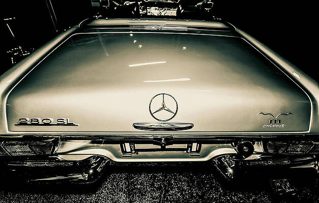 Wall Art featuring the photograph Mercedes 280 SL Collector Auto 0843- FV300 by Naptune Images