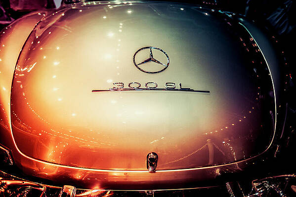 Wall Art featuring the photograph Mercedes 300 Sl Collector Color Print 0909-FV100 by Neptune Images