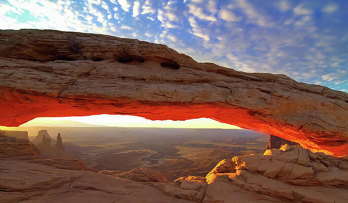 Sunrise Wall Art featuring the photograph Mesa Arch Sunrise by Bob Falcone