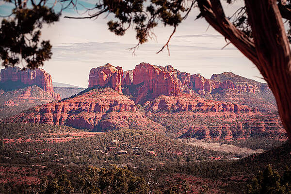 Mesa De Rojo Landscape, Sedona, Arizona Print