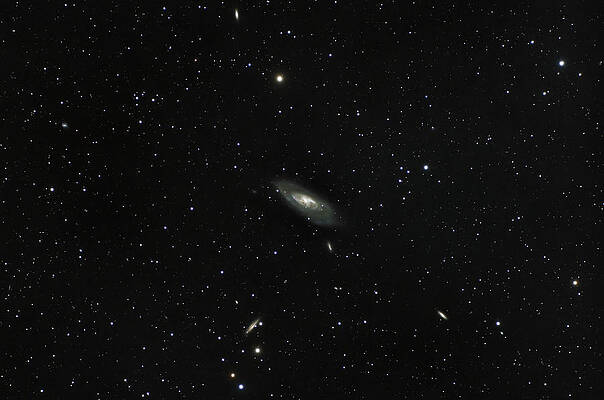 Space Wall Art featuring the photograph Messier 106 by Brian Weber