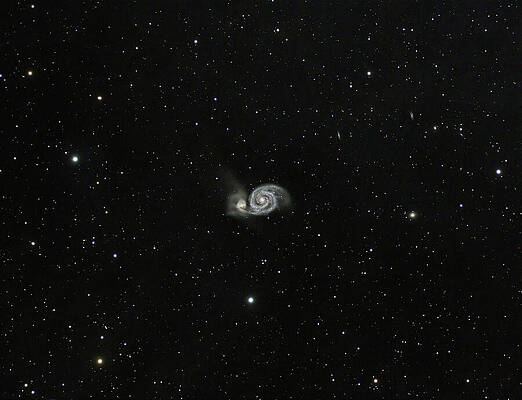 Space Wall Art featuring the photograph Messier 51 by Brian Weber