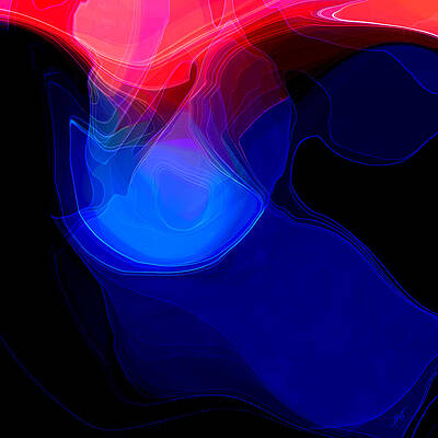Dynamic Waves of Color Digital Art