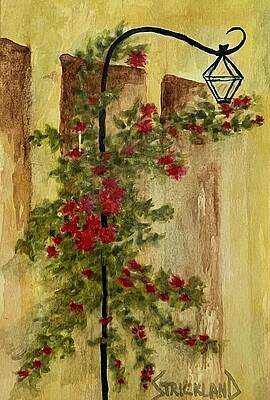 Greenery Painting - Mexican Bouquet by Judy Strickland