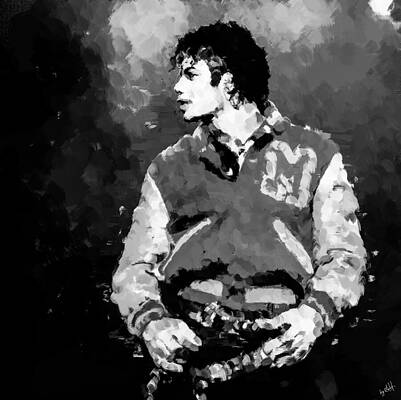 Michael Jackson, American Singer-songwriter And Dancer Print