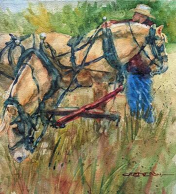 Nostalgia Painting - Michael's Draftees by Jackson Ordean