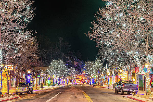Colorado Photograph - Mid January In Estes Park Colorado by Douglas Wielfaert
