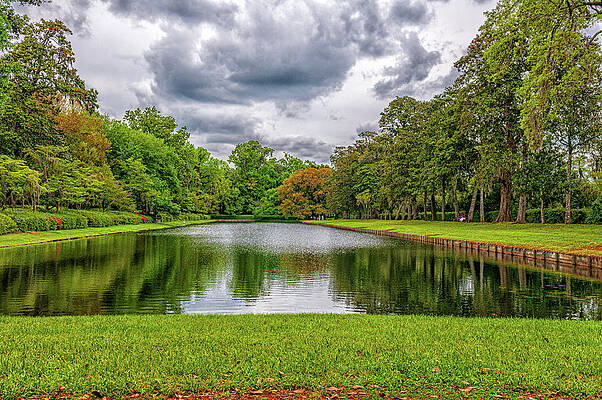 South Carolina Photograph - Middleton Plantation Landscape, SC by Louis Dallara