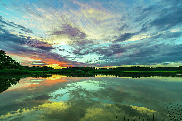 Water Photograph - Mill Creek Mirror by David Fountain