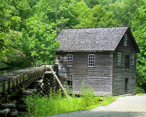 Wall Art featuring the photograph Mingus Mill 02 by Flees Photos
