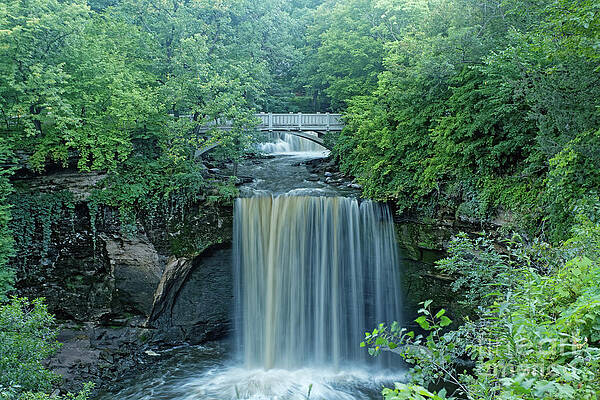 Minnesota Photograph - Minneopa Falls In Summer 2020 by Natural Focal Point Photography