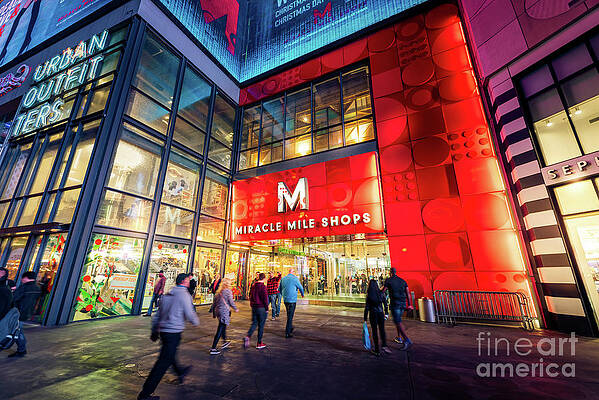 Wall Art featuring the photograph Miracle Mile Shops On The Las Vegas Strip by FeelingVegas Wall Art and Prints