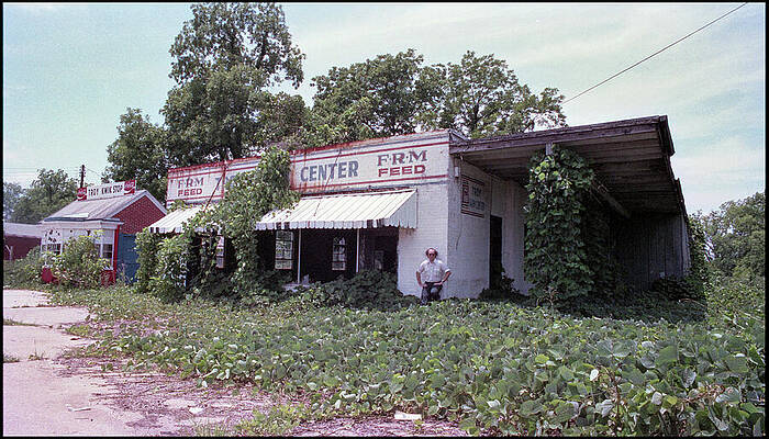 Old Farm Feed Storefront Wall Art