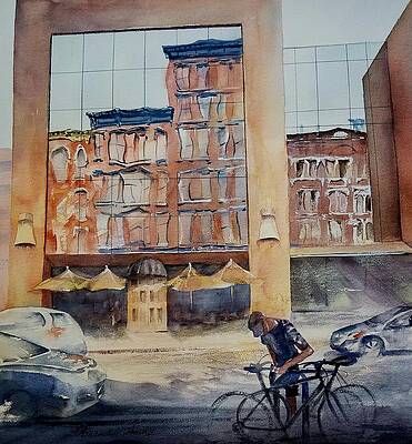 Wall Art featuring the painting Mirror Mirror by Amanda Amend