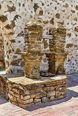 Symbolic Wall Art featuring the photograph Mission San Jose Well by Kelley King
