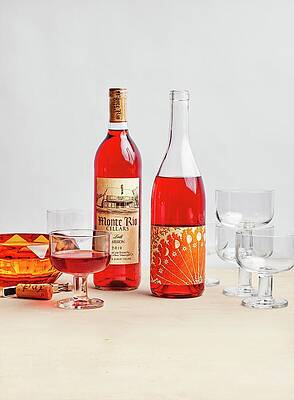 Wine Glass Wall Art featuring the photograph Mission Wines by Emma Fishman