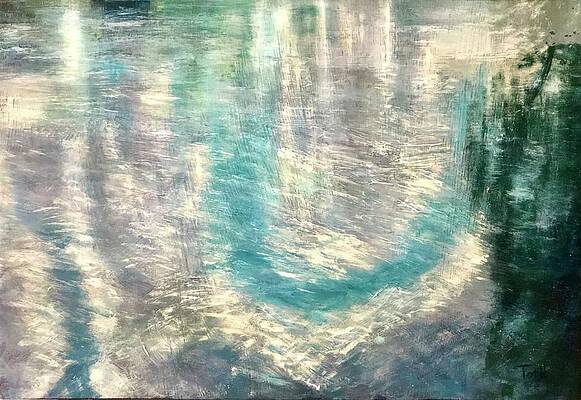 Painting - Mississippi Reflection by Laura Toth