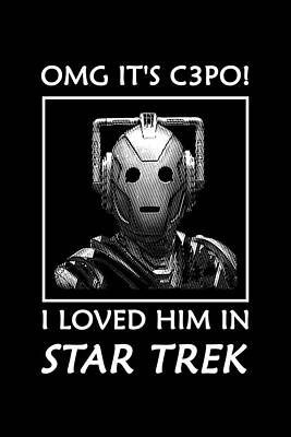 Digital Art - Mistaken Identity - Cyberman by Richard Reeve