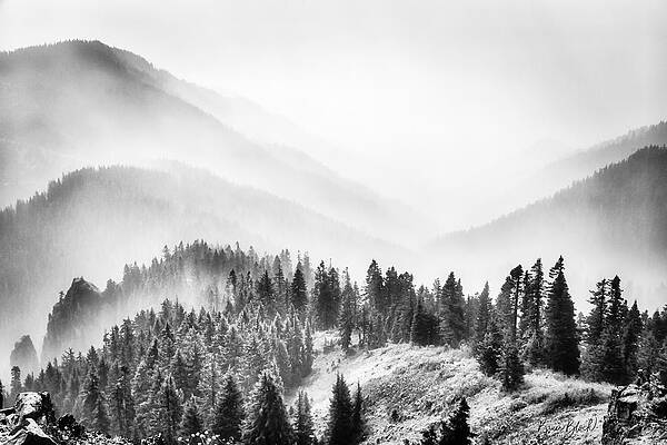 Mountain Photograph - Misty Mountains by Bruce Block