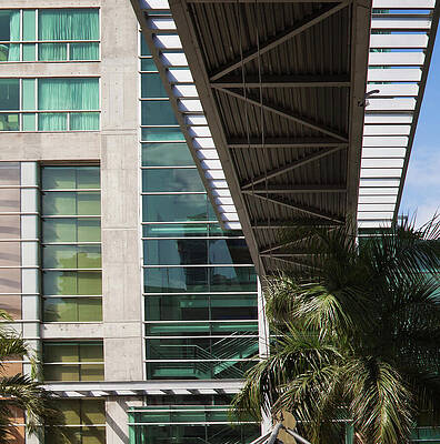 Modern Building and Overpass Wall Art