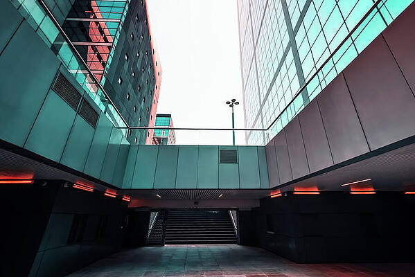 Modern Urban Architecture Contrast Wall Art