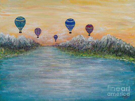 Sunset Painting - Modesto by Tammy Terres - Dezigner Reflexions