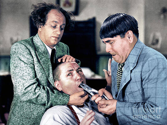 Moe the Dentist from Three Stooges Wall Art