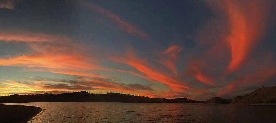 Lake Wall Art featuring the photograph Mohave Swirl by Matt Halvorson