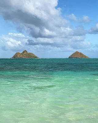 Hawaii Photograph - Mokulua Islands by Steven Sparks