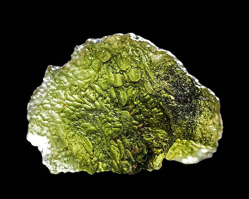 Natural Wall Art featuring the photograph Moldavite by KJ Swan