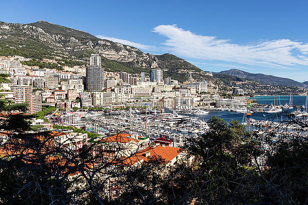 Wall Art featuring the photograph Monaco Harbor by Craig A Walker