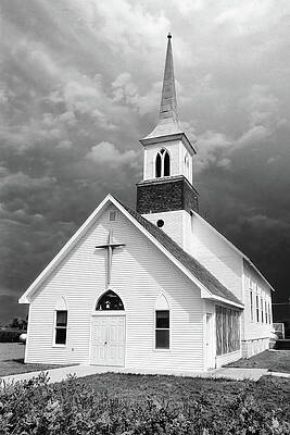 Wall Art featuring the photograph Montana Church by Steven Nelson