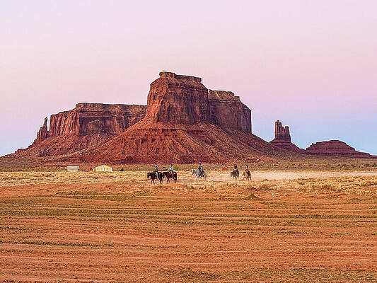 Monument Valley at Sunset Photograph