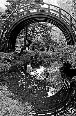 San Francisco Photograph - Moon Bridge - Japanese Tea Garden, San Francisco by KJ Swan