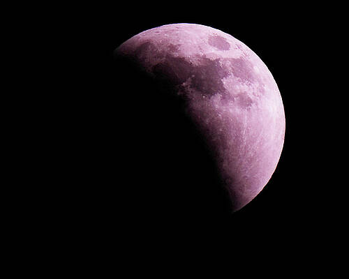 Photograph - Moon by Robert Allen Hill