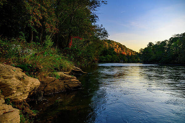 Vibrant Photograph - Morgan Falls Park - Sandy Springs, Georgia by Anthony Hightower