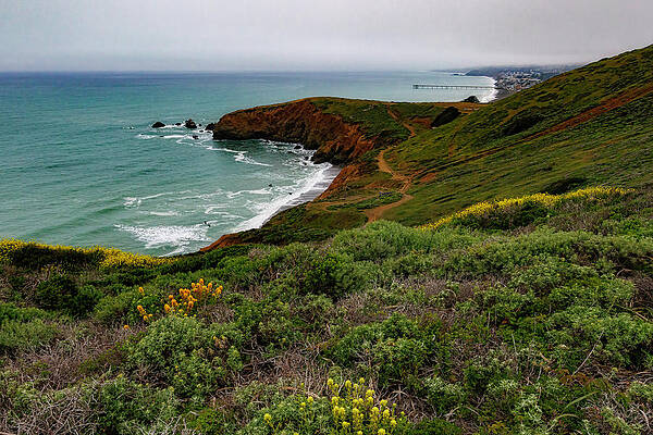 Wall Art featuring the photograph Mori Point, Pacifica, CA by Joe Fisher