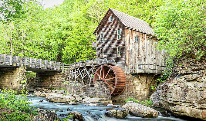Waterfall Photograph - Morning At The Mill 002 by Rob Narwid