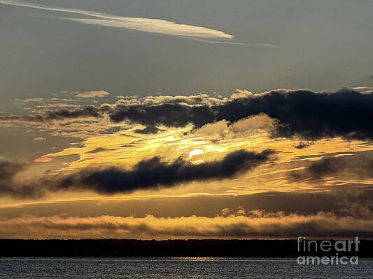 Sunrise Photograph - Morning Clouds by William Norton