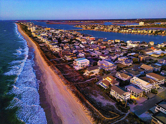 Sunrise Wall Art featuring the photograph Morning Coastline by Oceanic SkyView
