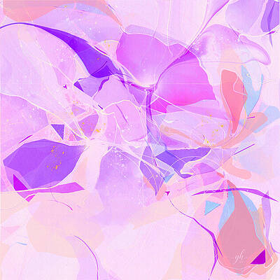 Blossom Digital Art - Morning Glory by Gina Harrison