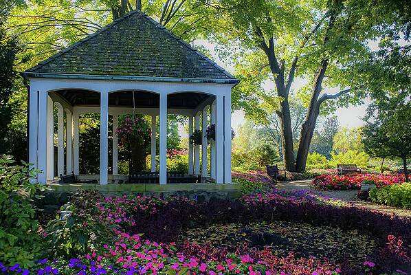 Wisconsin Photograph - Morning In The Gardens by Deb Beausoleil