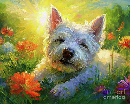 Summer Digital Art - Morning Nod by Macro Abundance