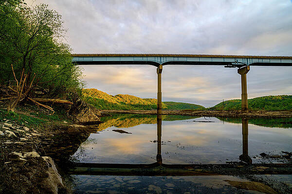 Pennsylvania Photograph - Morning Reflection On The River by Anthony Hightower